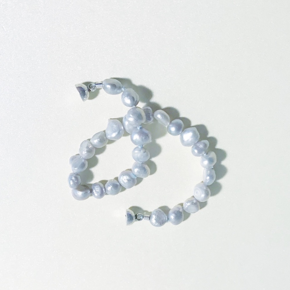 Grey Pearl bracelet